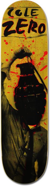 Zero Cole Attak 7.875 Skateboard Deck