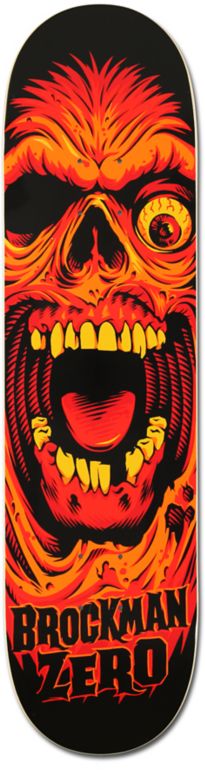 Zero Brockman Face 8.0 Skateboard Deck