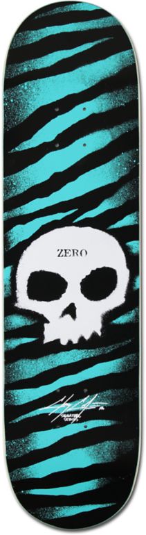 Zero Cole Skull Stencil 8.12 Skateboard Deck