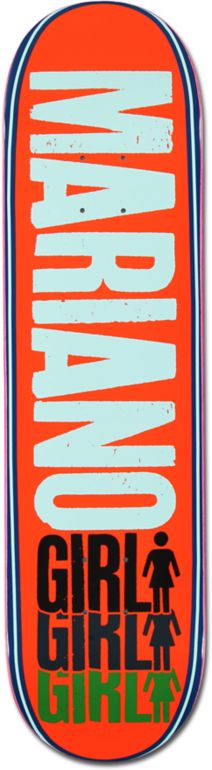 Girl Mariano Triple 8.12 Skateboard Deck