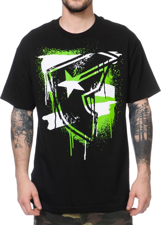Famous Stars & Straps Sludge Black Tee Shirt