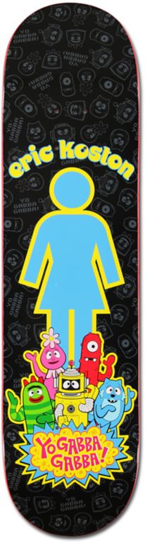 Girl x Yo Gabba Gabba Eric Koston 8.0 Skateboard Deck