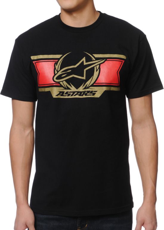 Alpinestars Banner Black Tee Shirt