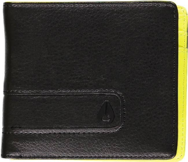 Nixon Showtime Black & Lime Bifold Wallet