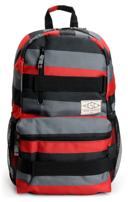 Empyre Transfer Red, Black & Grey Stripe Bakcpack