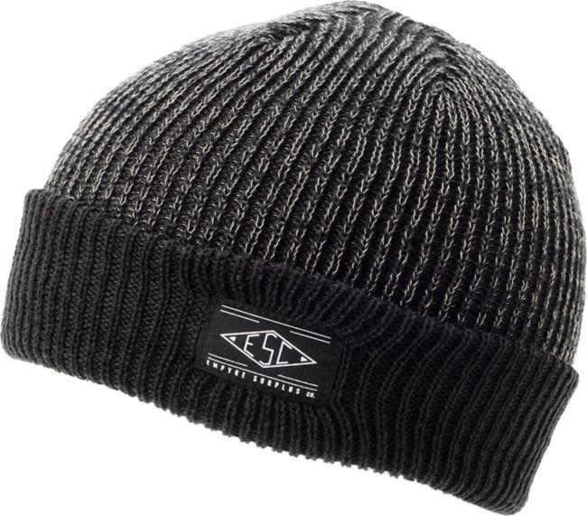 Empyre Jamie Heather Black Fold Beanie