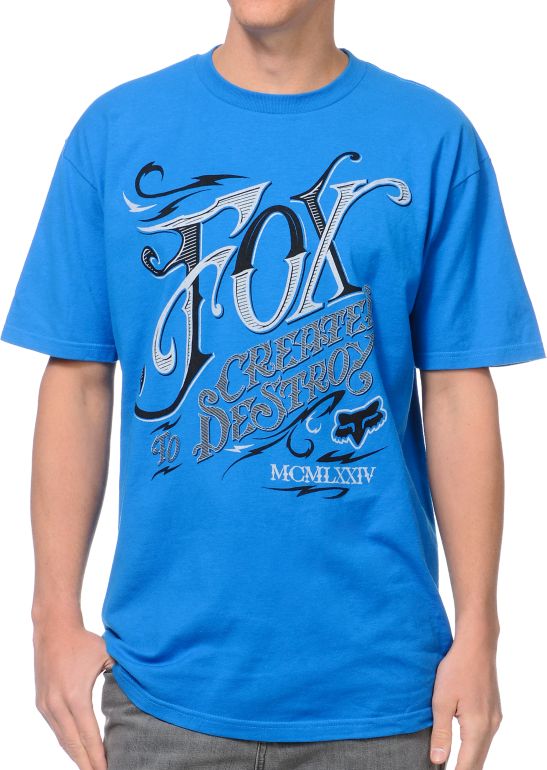 Fox Tavern Blue Tee Shirt