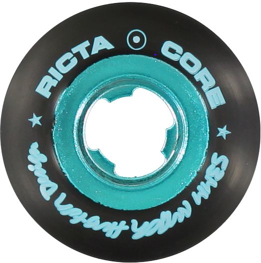 Ricta Nyjah Chrome Core Black & Teal 53mm Skateboard Wheels