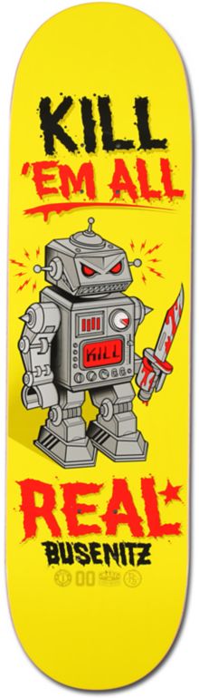 Real Busenitz Killbot 8.38 Skateboard Deck