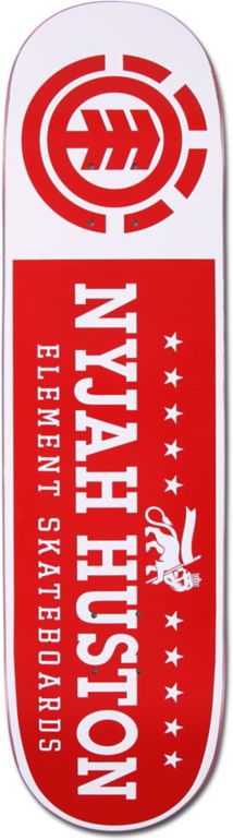Element Nyjah Pride Red 8.2 Skateboard Deck