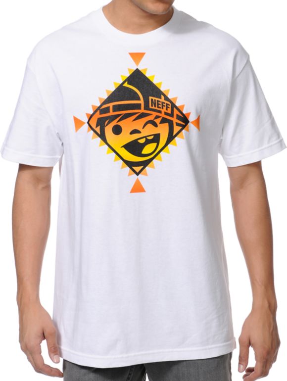 Neff Indienni White Tee Shirt