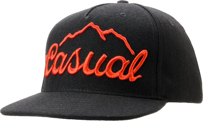 Casual Industrees Tap The Mountain Black Snapback Hat
