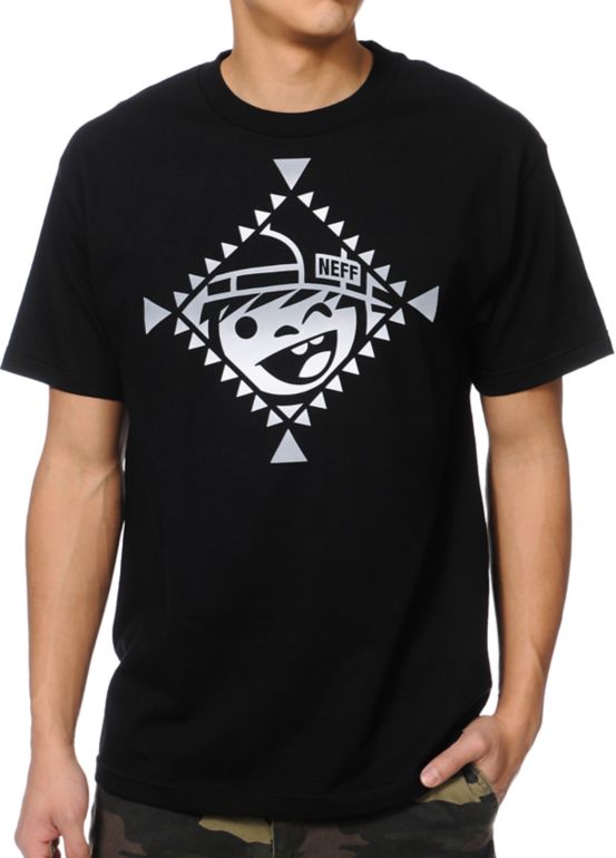 Neff Indienni Black Tee Shirt