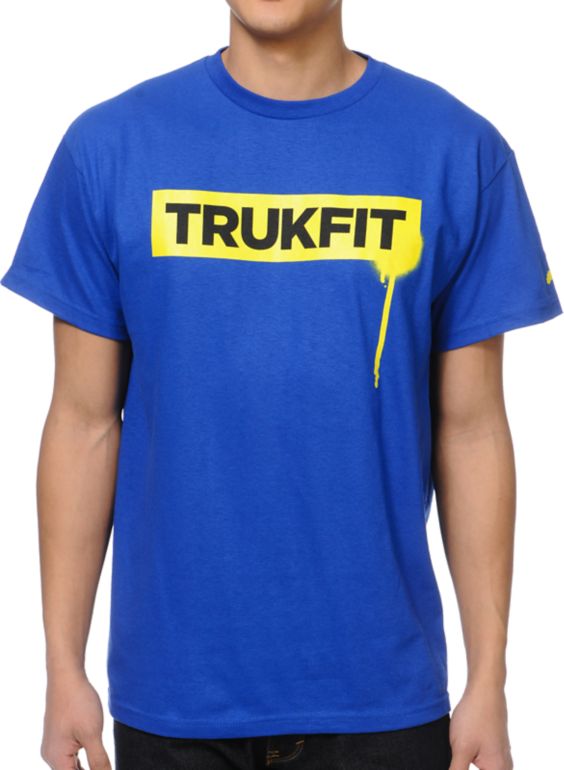 Trukfit Drip Blue Tee Shirt