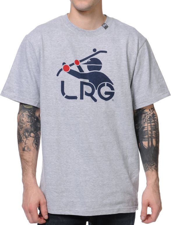 LRG South Sider Heather Grey Tee Shirt