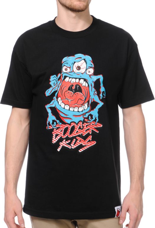 Booger Kids Slime Ball Black Tee Shirt