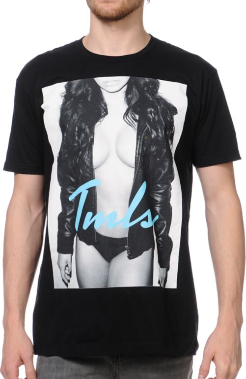 TMLS Caught Up Black Tee Shirt