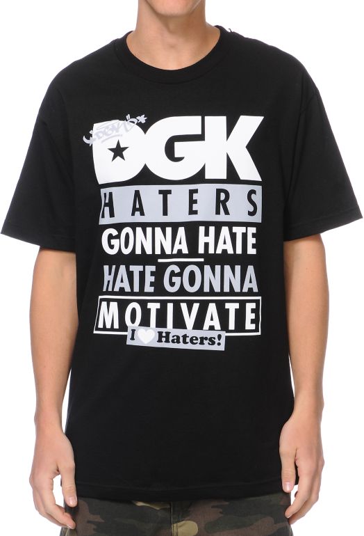 DGK Gonna Motivate Black Tee Shirt
