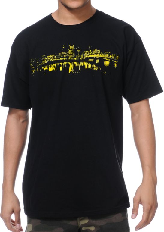 Casual Industrees Portland Skylight Black Tee Shirt