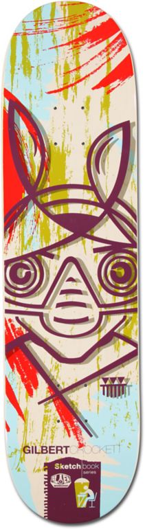 Alien Workshop Crockett Sketchbook 8.0 Skateboard Deck