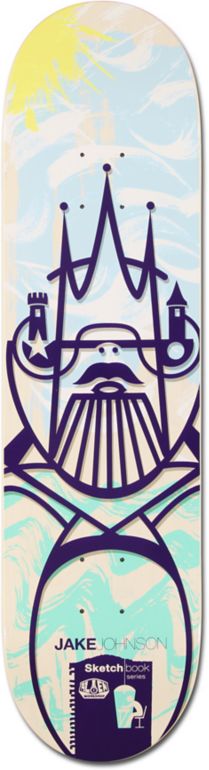 Alien Workshop Johnson Sketchbook 8.12 Skateboard Deck