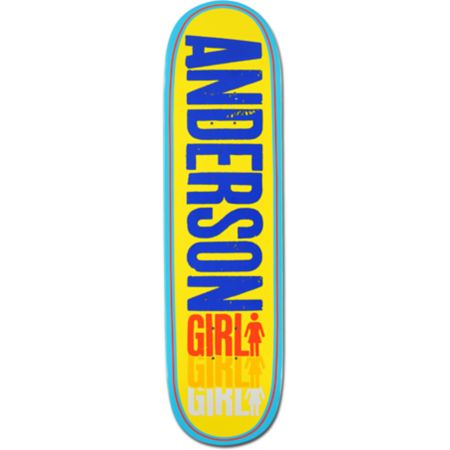Girl Anderson Triple 8.5 Skateboard Deck