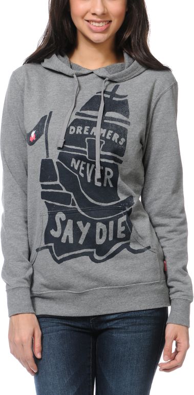 Glamour Kills Lost At Sea Heather Grey Pullover Hoodie