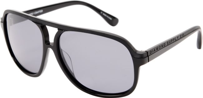 Diamond Supply Black Aviator Sunglasses