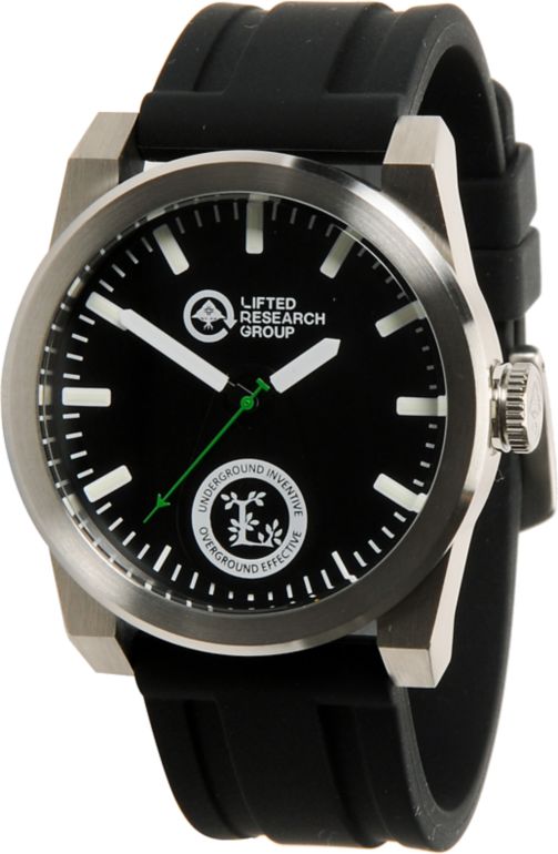 LRG Volt Silver & Black Analog Watch