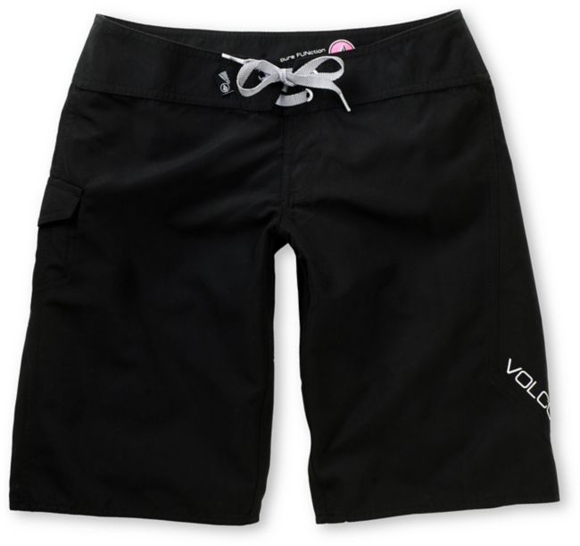Volcom Girls Foster Gals 11 Black Board Shorts