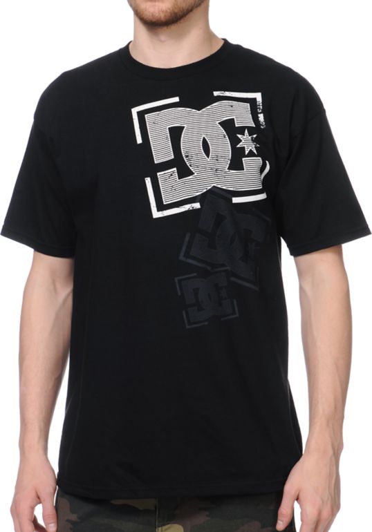 DC Dribble Black Tee Shirt