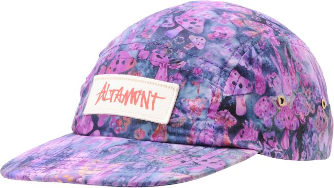 Altamont Fungi Purple 5 Panel Hat