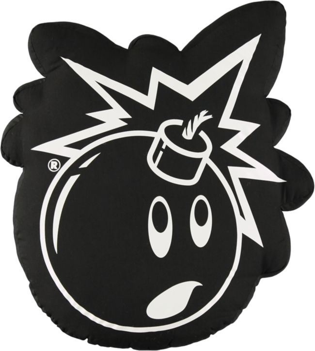 The Hundreds Adam Bomb Outline Throw Pillow