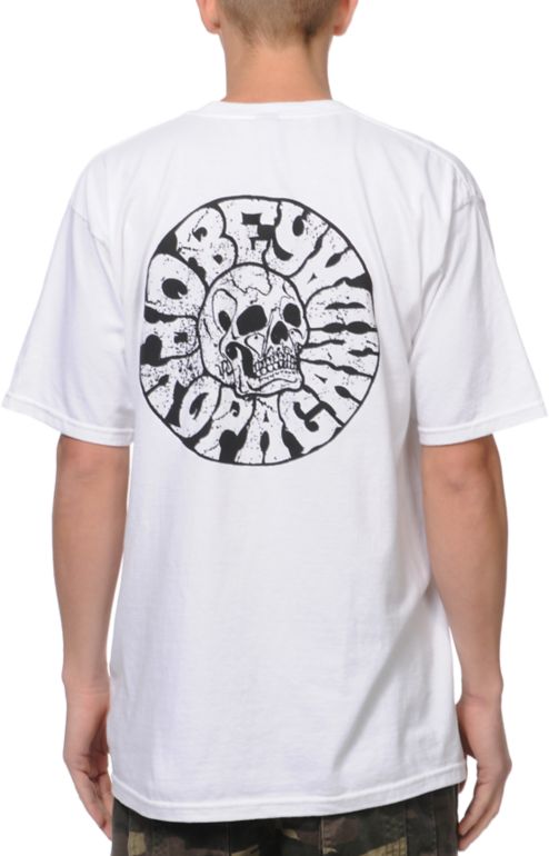 Obey Death Trip White Tee Shirt
