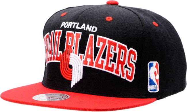NBA Mitchell and Ness Portland Trailblazers Black Snapback Hat