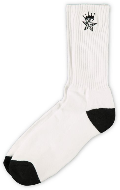 Obey Ordained White & Black Crew Socks