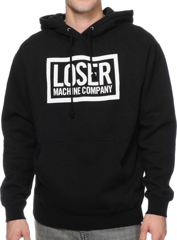 Loser Machine Loser Box Black Pullover Hoodie