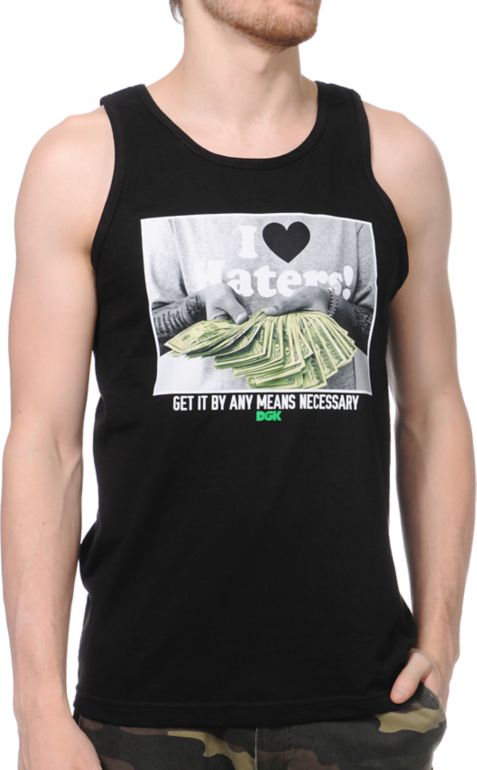 DGK By Any Means Black Tank Top