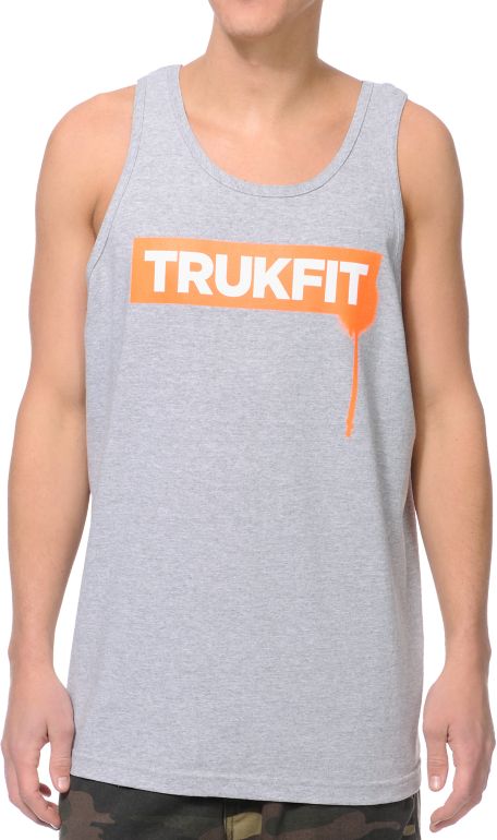 Trukfit Trukfit Drip Grey Tank Top