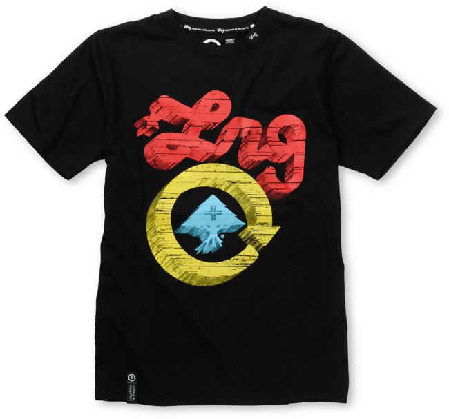 LRG CC Five Kids Black Tee Shirt