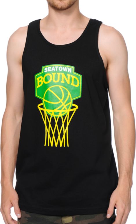 Casual Industrees Seatown Bound Black Tank Top