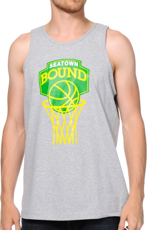 Casual Industrees Seatown Bound Grey Tank Top