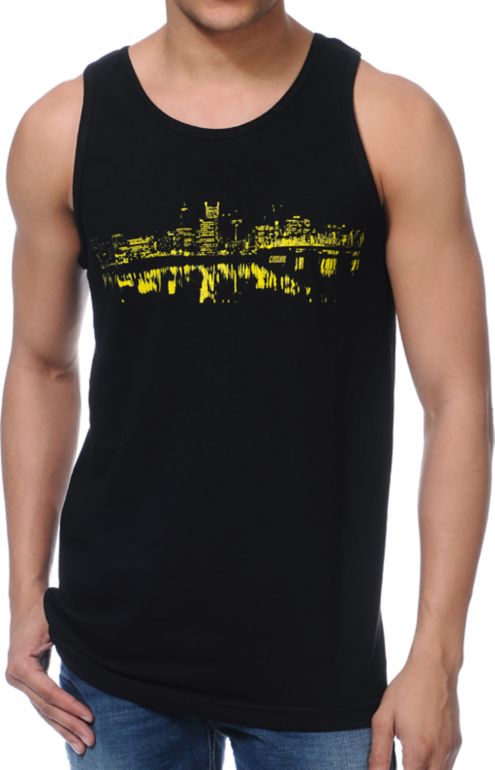 Casual Industrees Portland Skylight Black Tank Top
