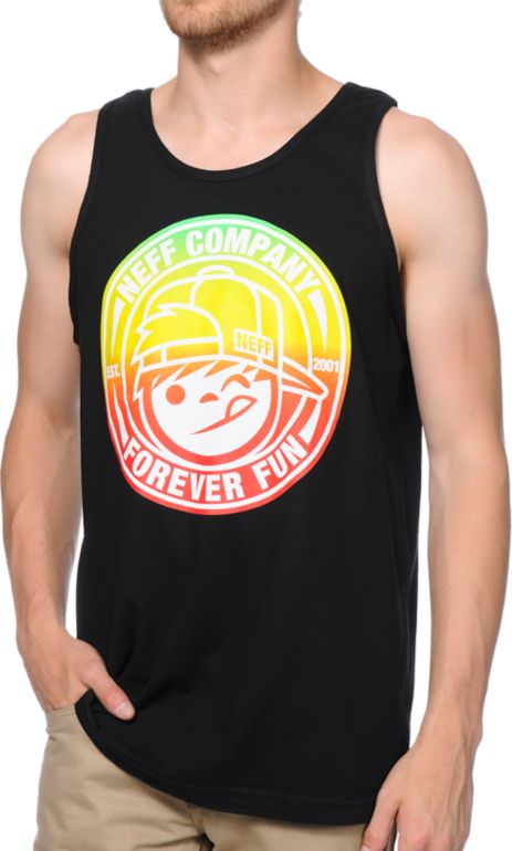 Neff Lockenni Black Tank Top