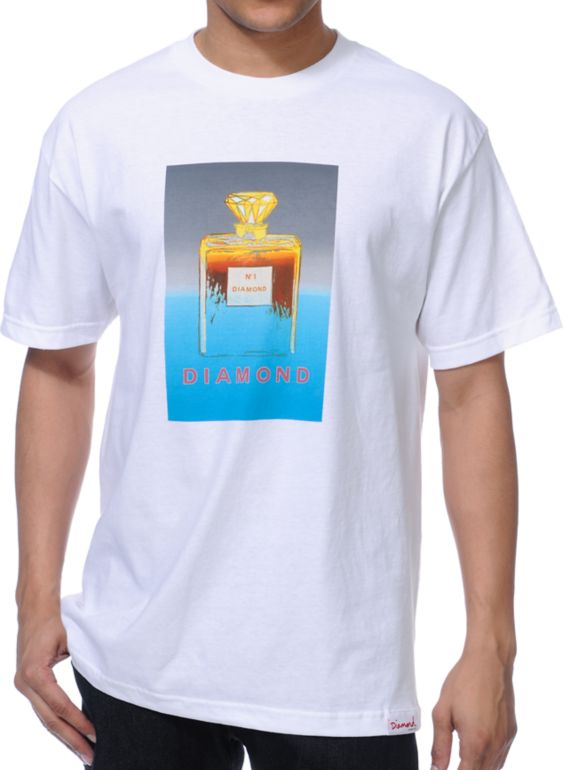 Diamond Supply No. 1 DMND White Tee Shirt