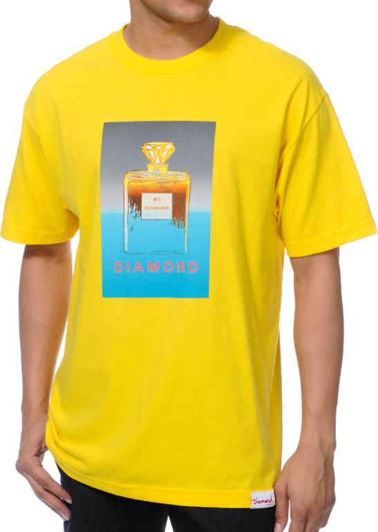 Diamond Supply No. 1 DMND Yellow Tee Shirt