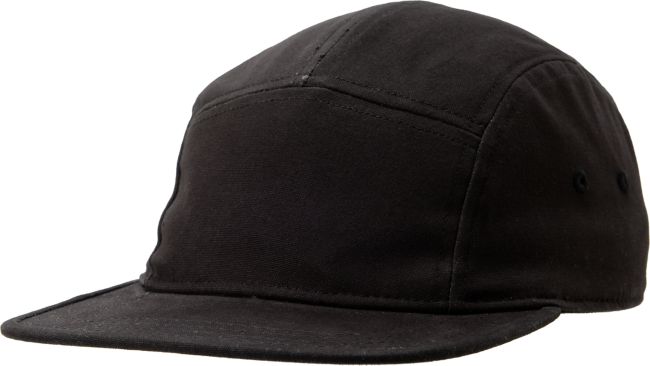Coal x Otter Wax Richmond Black 5 Panel Strapback Hat
