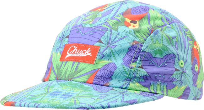 Chuck Originals Paradise Turquoise Camper 5 Panel Hat
