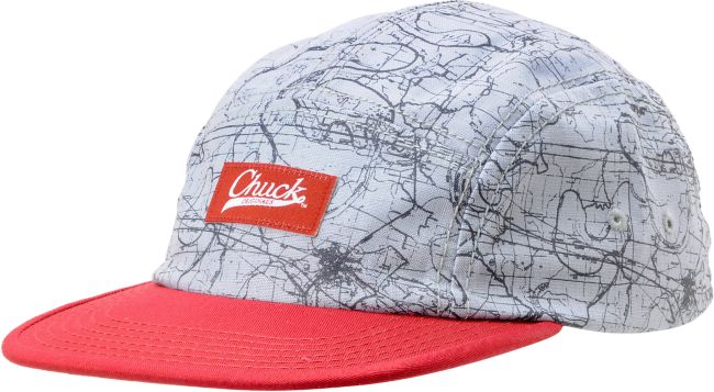 Chuck Originals Map It Printed Camper 5 Panel Hat