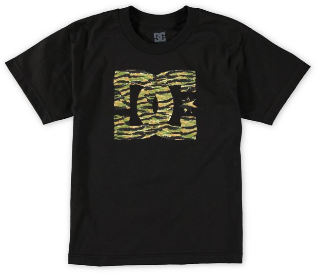 DC Boys Tigerstar Black Tee Shirt